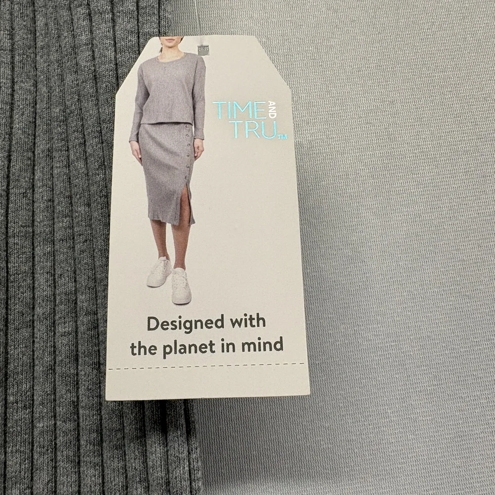 Time and Tru Women's Ribbed Knit Midi Skirt XL (16-18) NWT – Set of 3 Colors - Picture 11 of 13